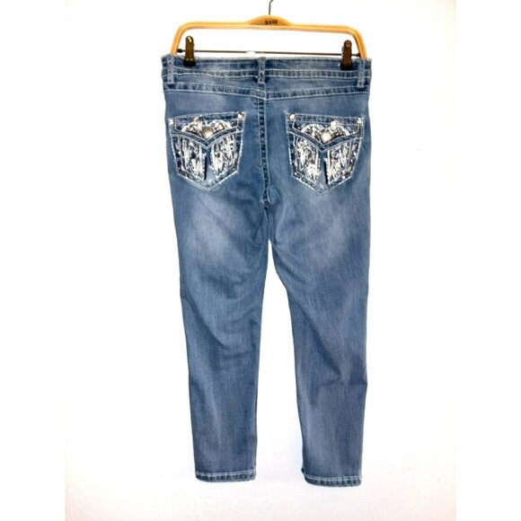 Rebel & Soul Skinny Crop Jeans Size 6 - Picture 1 of 8